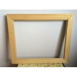 Schilderijlijst, hout, goud, vintage