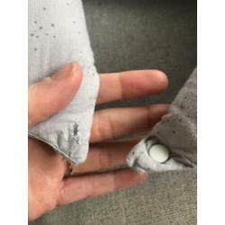 Babynestje Jollein grijs met stipjes
