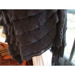 mj/ NIEUW! CAPE/PONCHO/allemaal laagjes one size