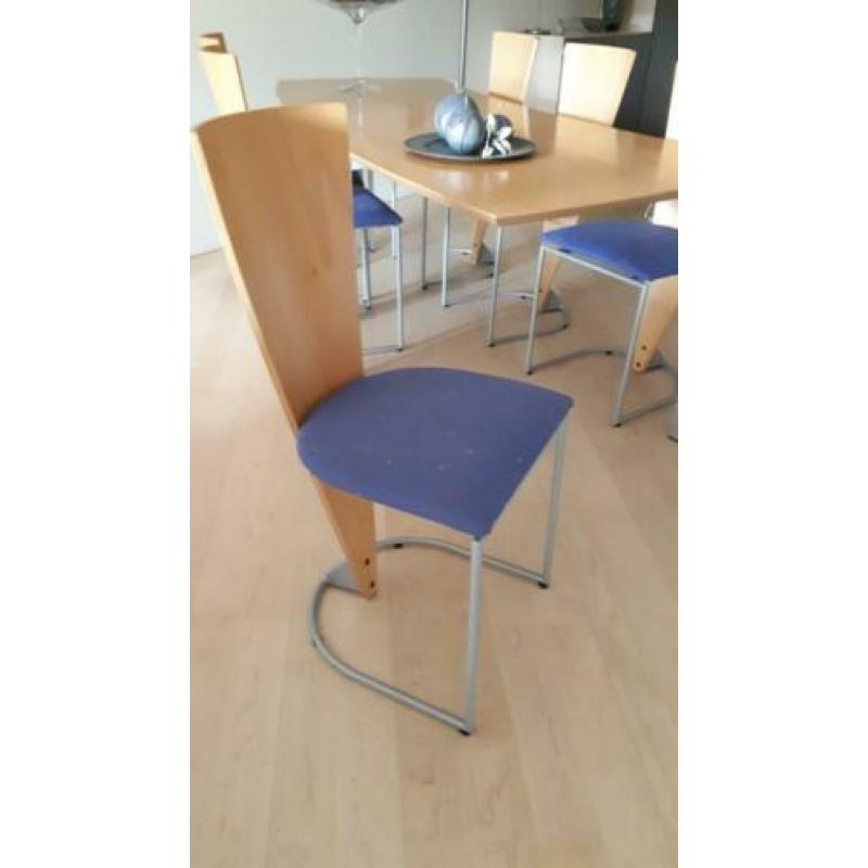 HARVINK design eethoek met 6 stoelen, in zeer goede staat