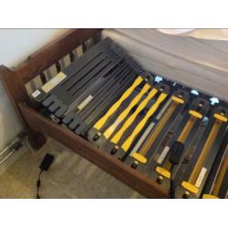 2 persoons ombouw bed "eiken".
