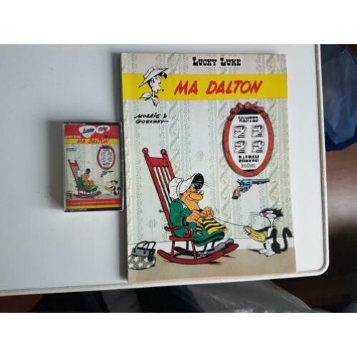Lucky Luke, ma Dalton, stripboek met cassettebandje