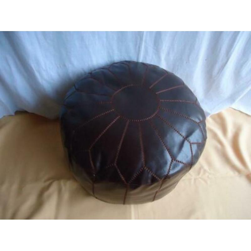 Vintage patchwork poef