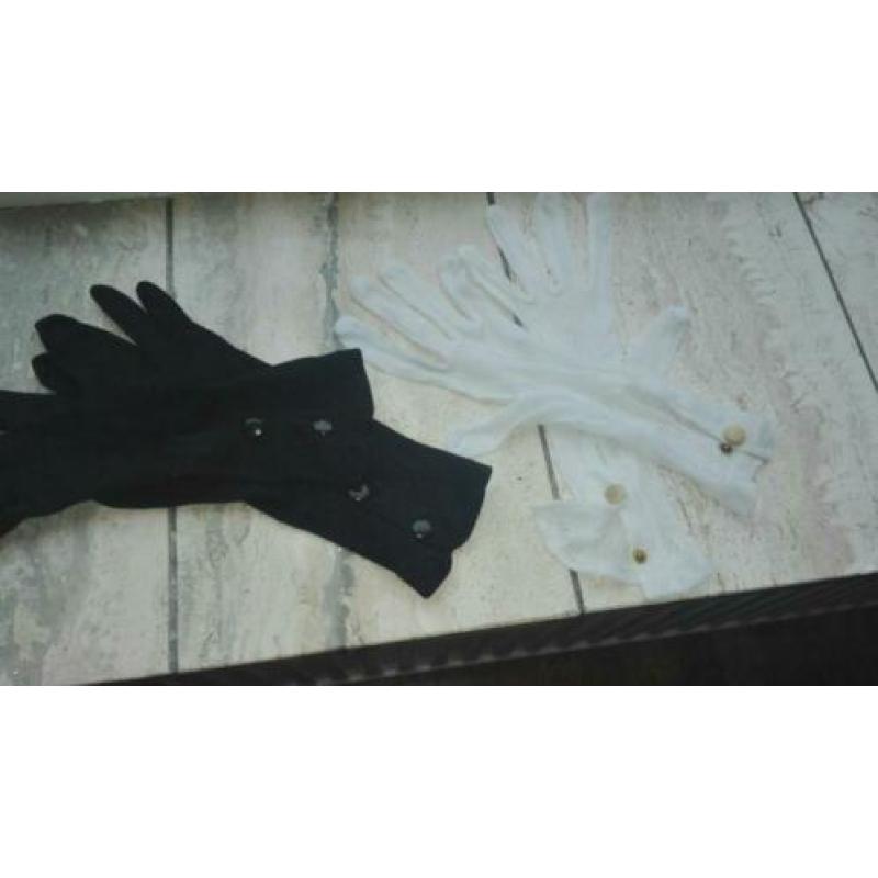 Trouw en rouw handschoenen dames
