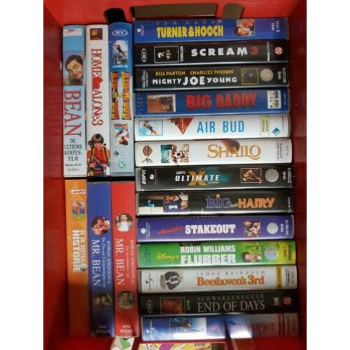 65 videobanden (kinder+volwassen)