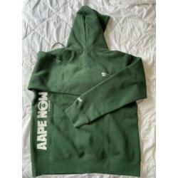 AAPE NOW Hoodie by A Bathing Ape (Green) - Size XL