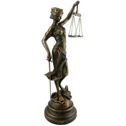 Beeld Vrouwe Justitia Nieuw
