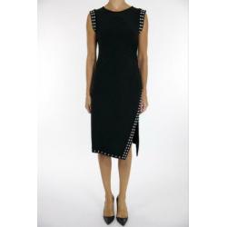 Ribkoff elegante jurk pittige studs details zwart maat 38