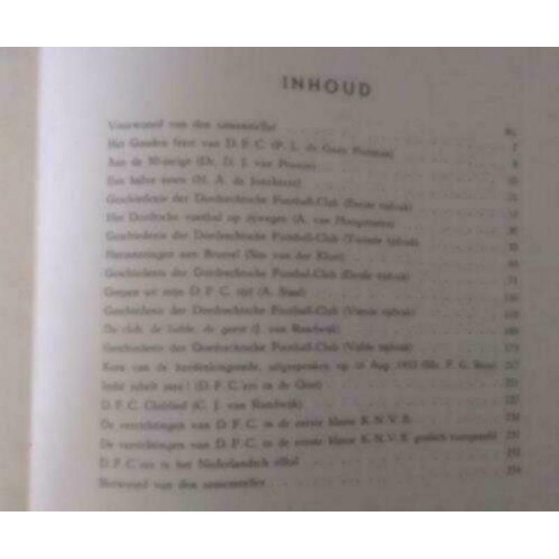 (Dordrechtse Football - Club) Herdenkingsboek 50 jaar D.F.C.