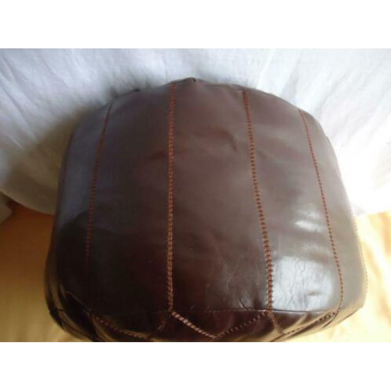 Vintage patchwork poef