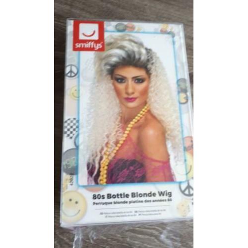 Blonde dames pruik carnaval