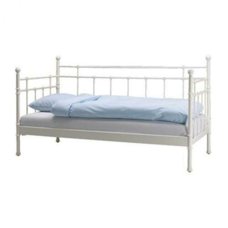 wit metalen 1 persoonsbed