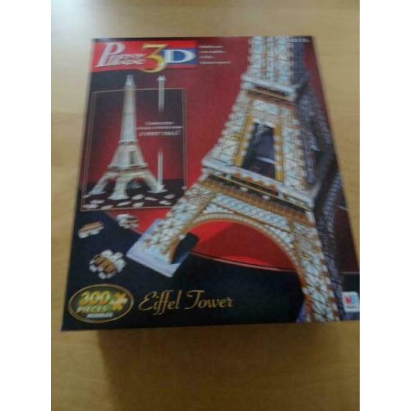 3-D puzzel Eiffel toren Parijs MB