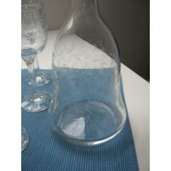Schit 13 delige antiek kristal glasservies bijp. karaf€45.00