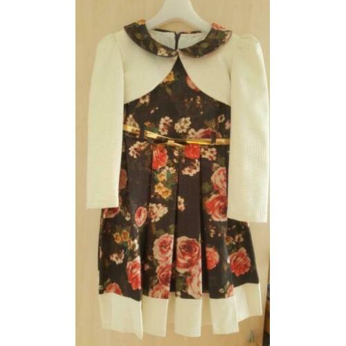 Jurk met bolero maat 122