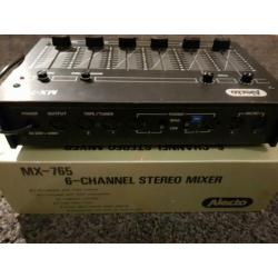 Alecto 6 kanaals Stereo mixer