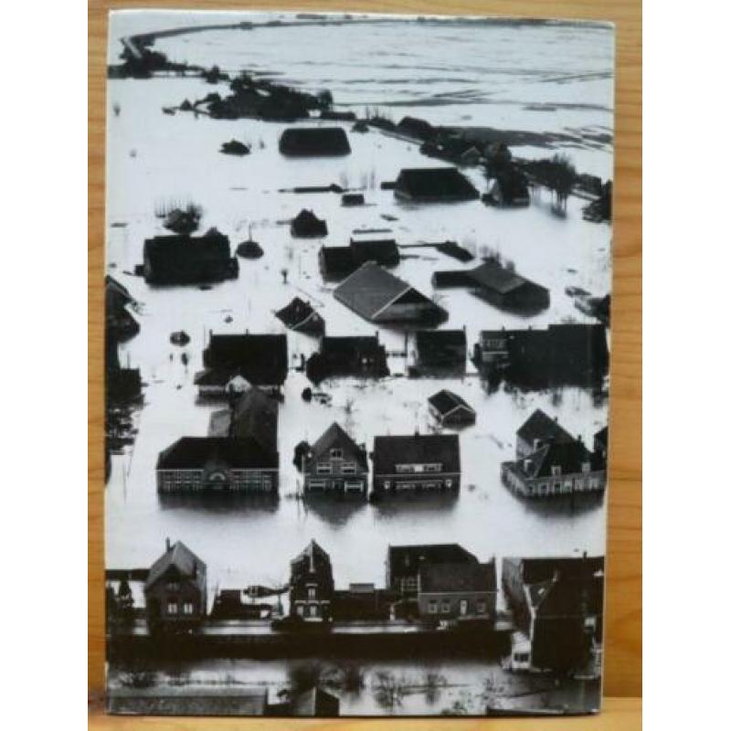 Een zee van water 1953 Hoeksche Waard Dordrecht watersnood.