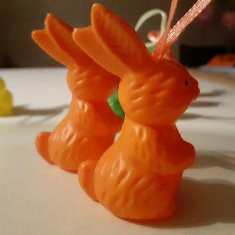 Vintage plastic haasjes (8)