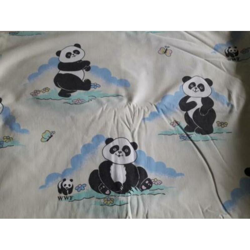 Kinderdekbedhoes Panda, met bijpassend onderhoeslaken