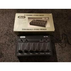 Alecto 6 kanaals Stereo mixer