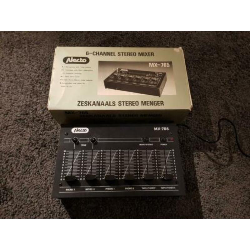 Alecto 6 kanaals Stereo mixer