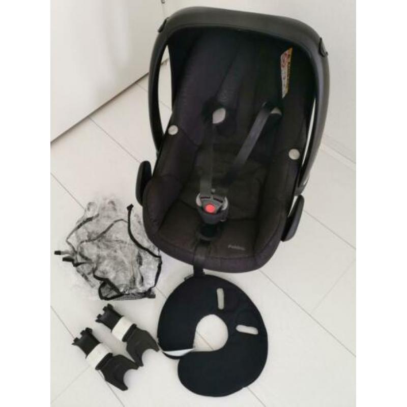 Maxicosi Pebble COMPLEET + bugaboo cameleon adapters