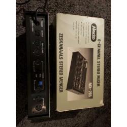 Alecto 6 kanaals Stereo mixer