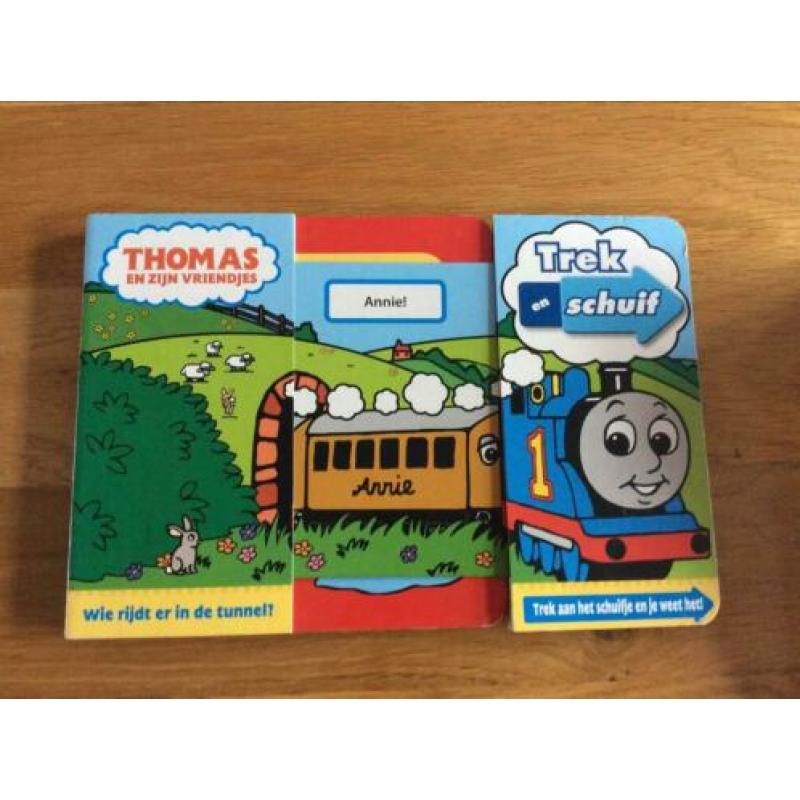 Thomas de trein trek en schuif leesboekje
