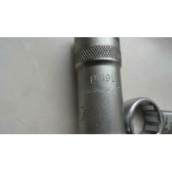 Gedore D19L dop maat 17 1/2 aandrijving