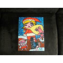 schilderij op doek CHIBI 15