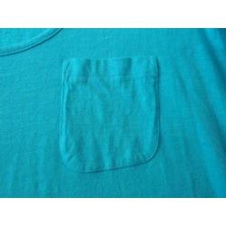 Aquablauw shirt met borstzakje maat XXL