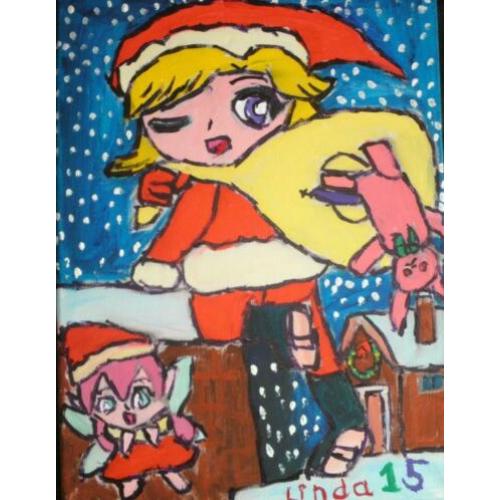 schilderij op doek CHIBI 15