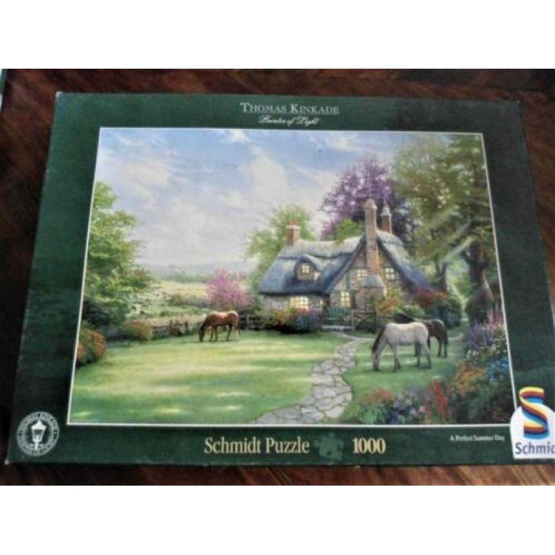 Kinkade puzzels, gegarandeerd compleet