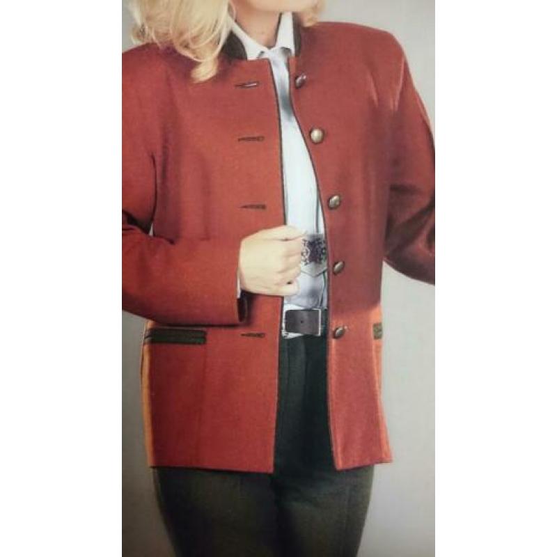 Dames jasje mt 40 mrk Trachten Bauer ?? scheerwol
