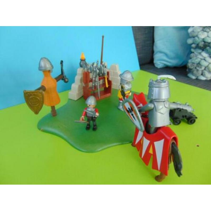 Playmobil Ridders met oefenset stropop