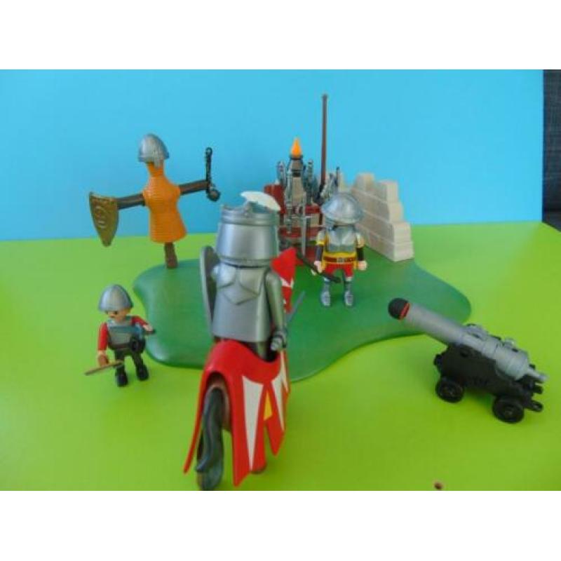Playmobil Ridders met oefenset stropop