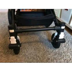 Bugaboo Cameleon 3 all black limited edition met grey melang
