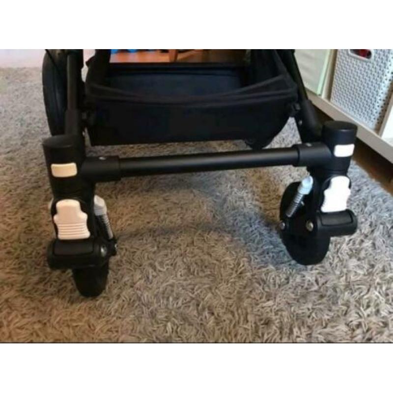 Bugaboo Cameleon 3 all black limited edition met grey melang