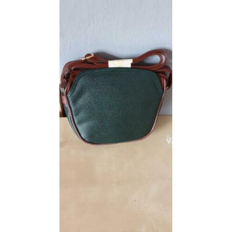 Nieuwe groen/bruine handtas