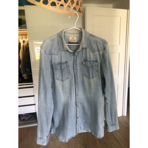 Scotch and Soda denim overhemd blouse L