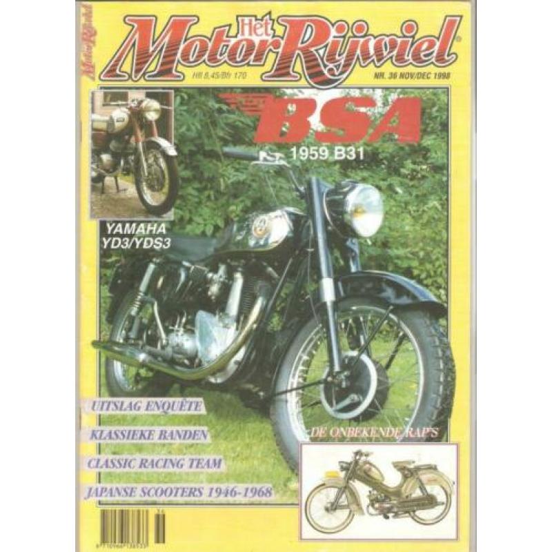 36 – BSA – RAP – Yamaha – scooters uit Japan