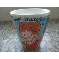 2x Blond Amsterdam beker mok "Mijn meester"