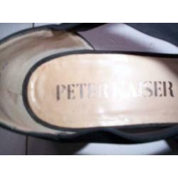 SANDELEN van PETER KAISER, leer en stof maat 5,5