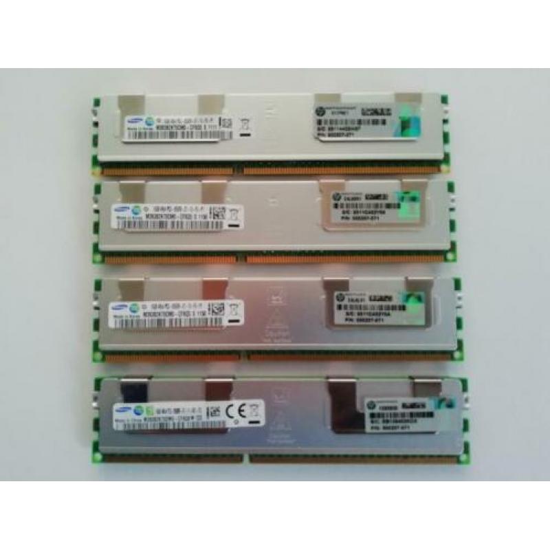 16gb (64GB) DDR3 SAMSUNG 4R x 4 8500R hp partnr 500207-071