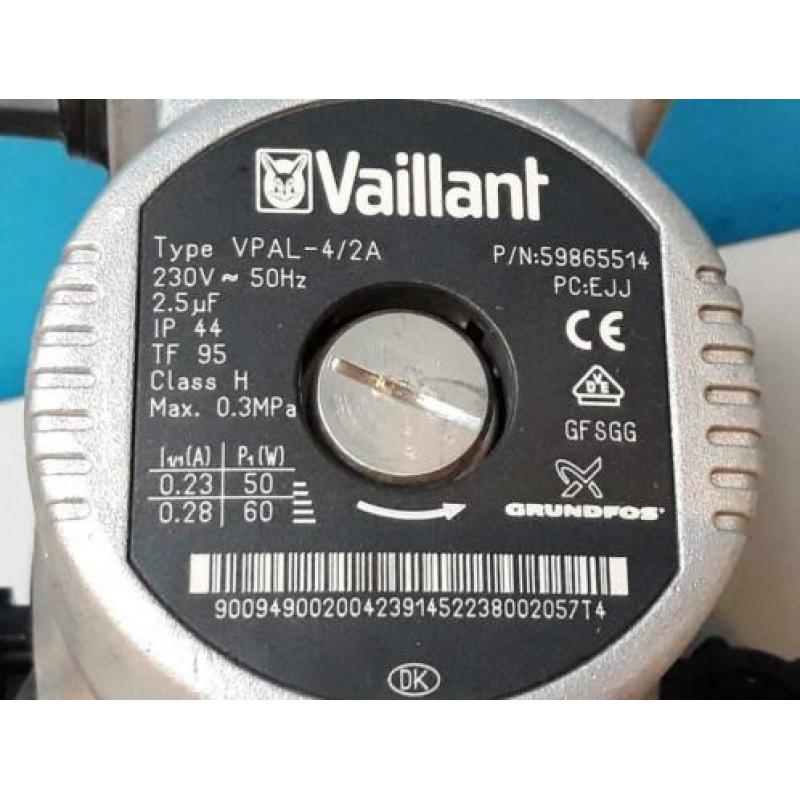 Cv pomp Vaillant HR Solide plus VHR NL 24-28 3-5 VPAL-4/2A