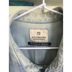 Scotch and Soda denim overhemd blouse L