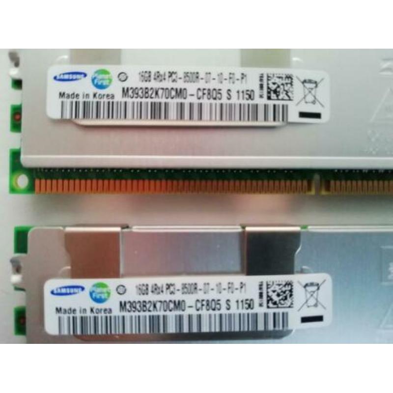 16gb (64GB) DDR3 SAMSUNG 4R x 4 8500R hp partnr 500207-071