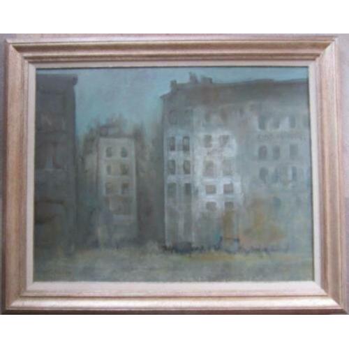 =Jan Rijlaarsdam 1911-2007===gebouwen in mistige sfeer===