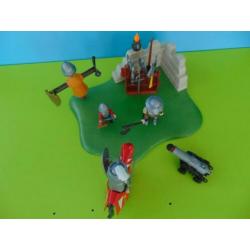 Playmobil Ridders met oefenset stropop