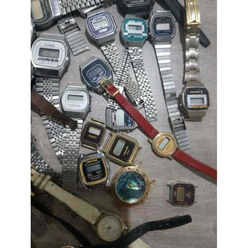 Vintage horloges LCD mix